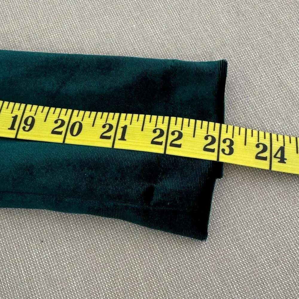 Rinascimento‎ Velvet Blazer Women's Size XS Green